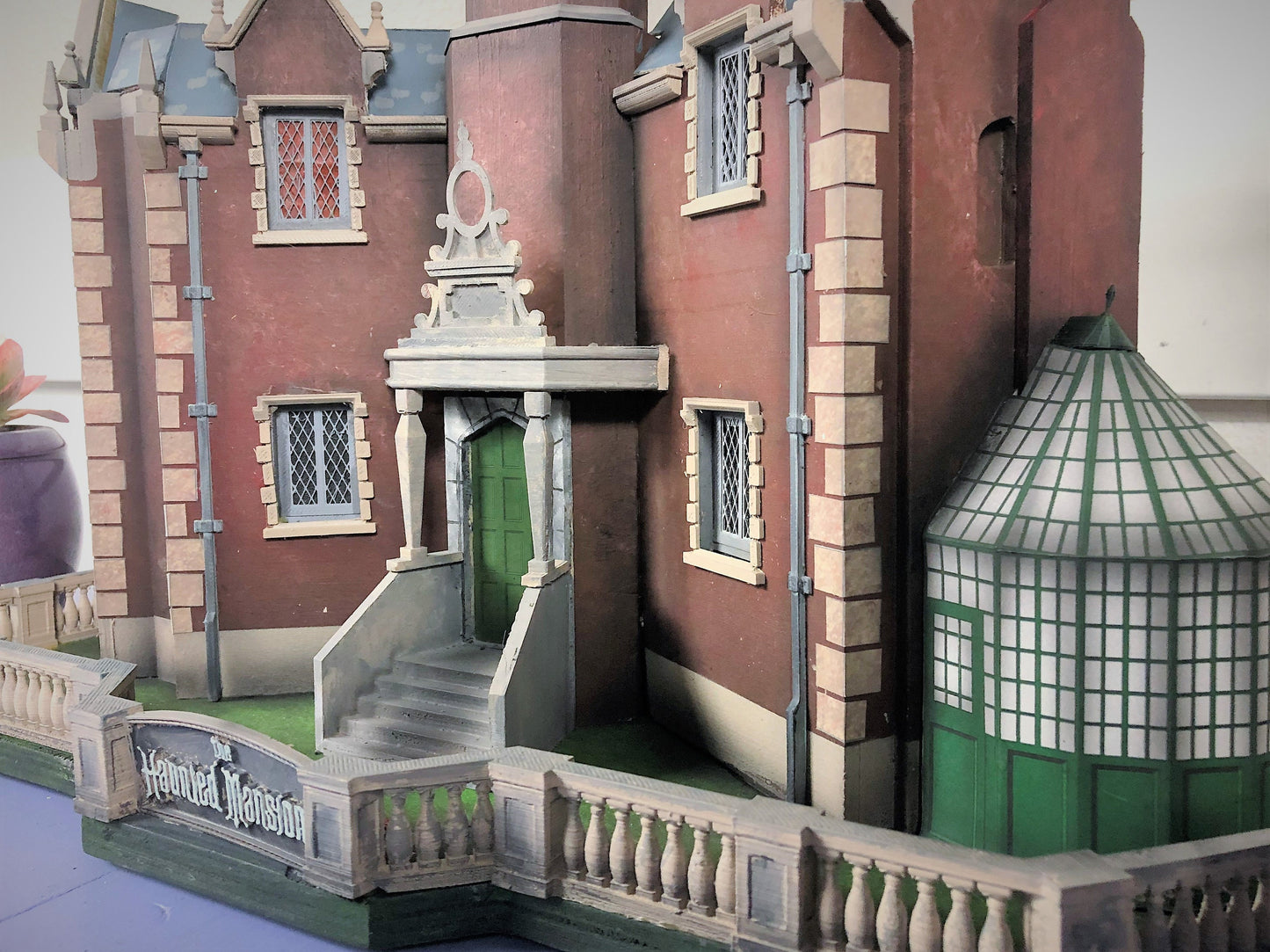 Haunted Mansion scale model