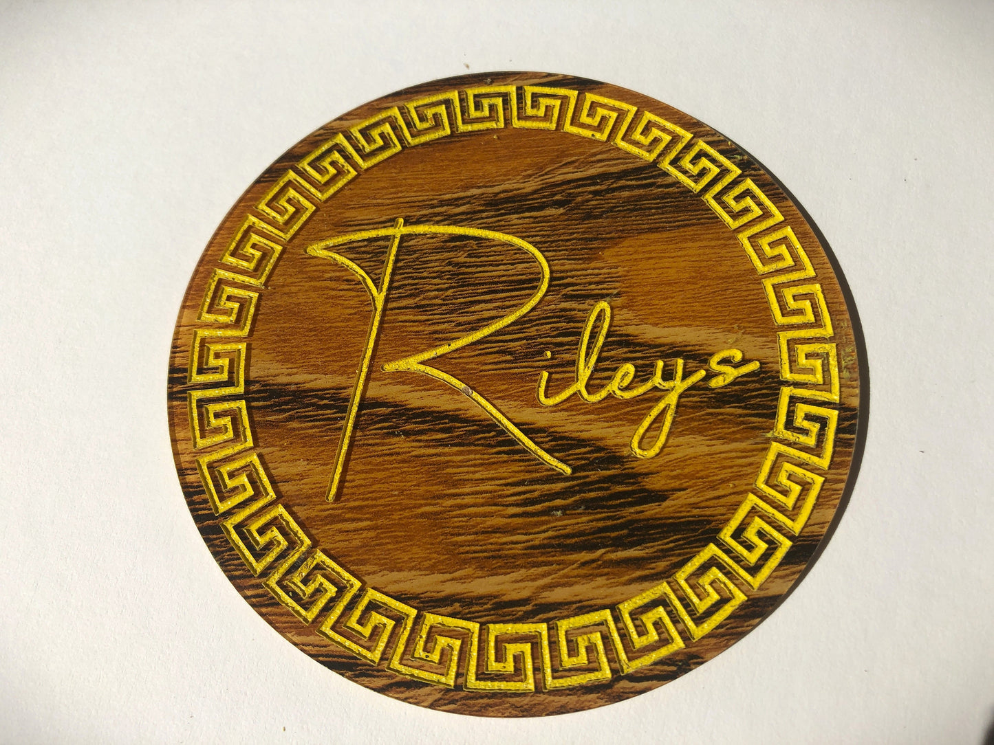 Personalized Tiki Bar Coaster Set