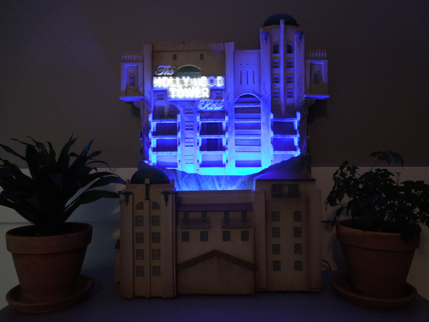 Tower of Terror Disneyland scale model