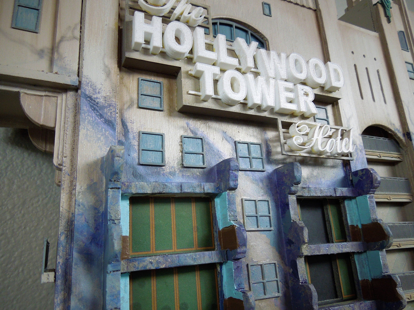 Tower of Terror Disneyland scale model