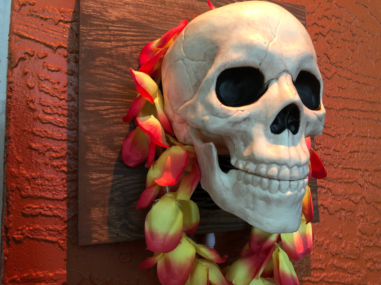 Talking Skull Wall Decor: Customizable Prop