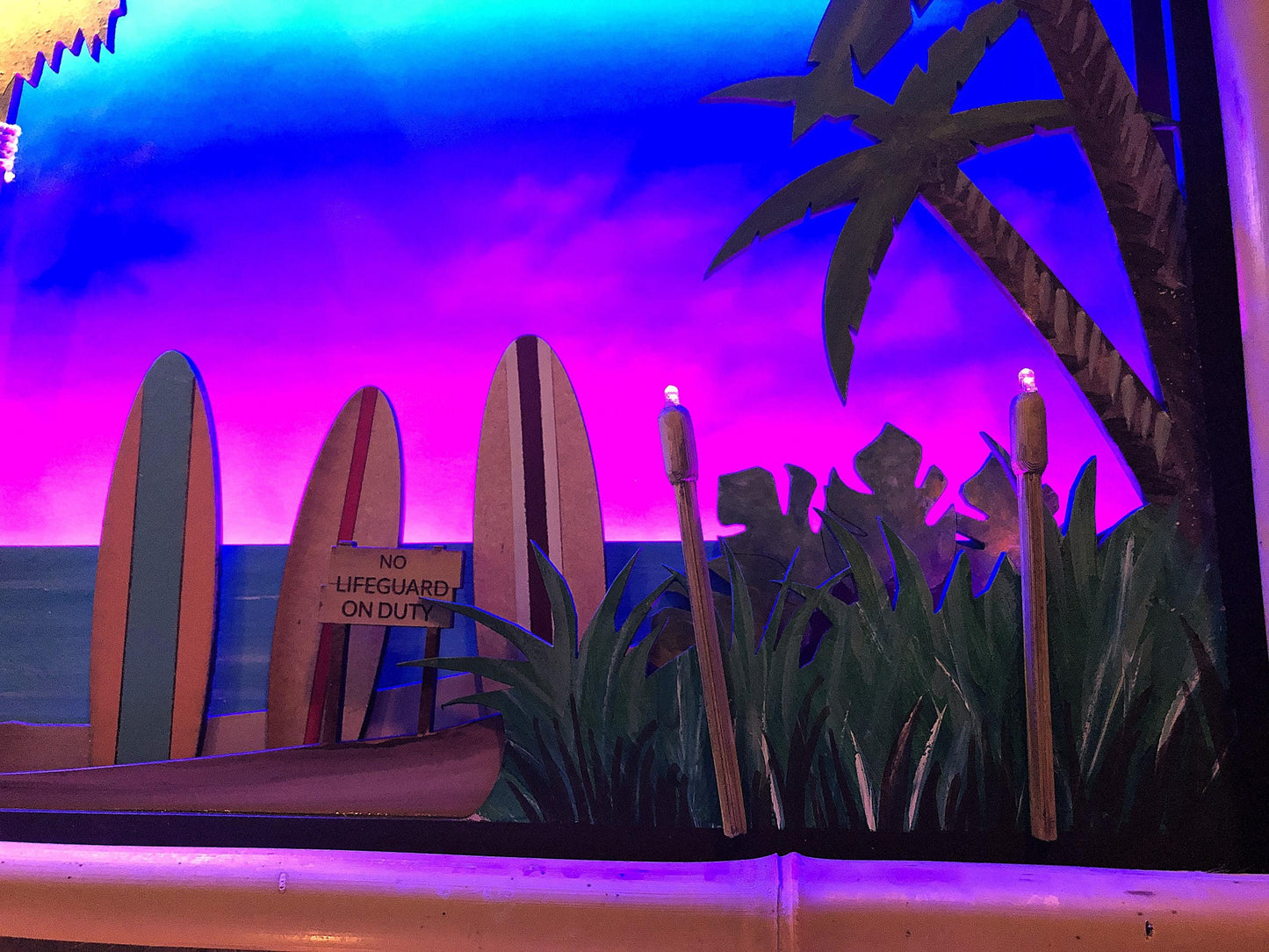 Beach Bar Diorama Wall Decor